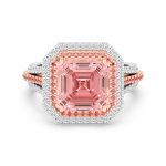 Pink Lab Diamond Ring