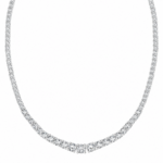 Lab Diamond Tennis Necklace