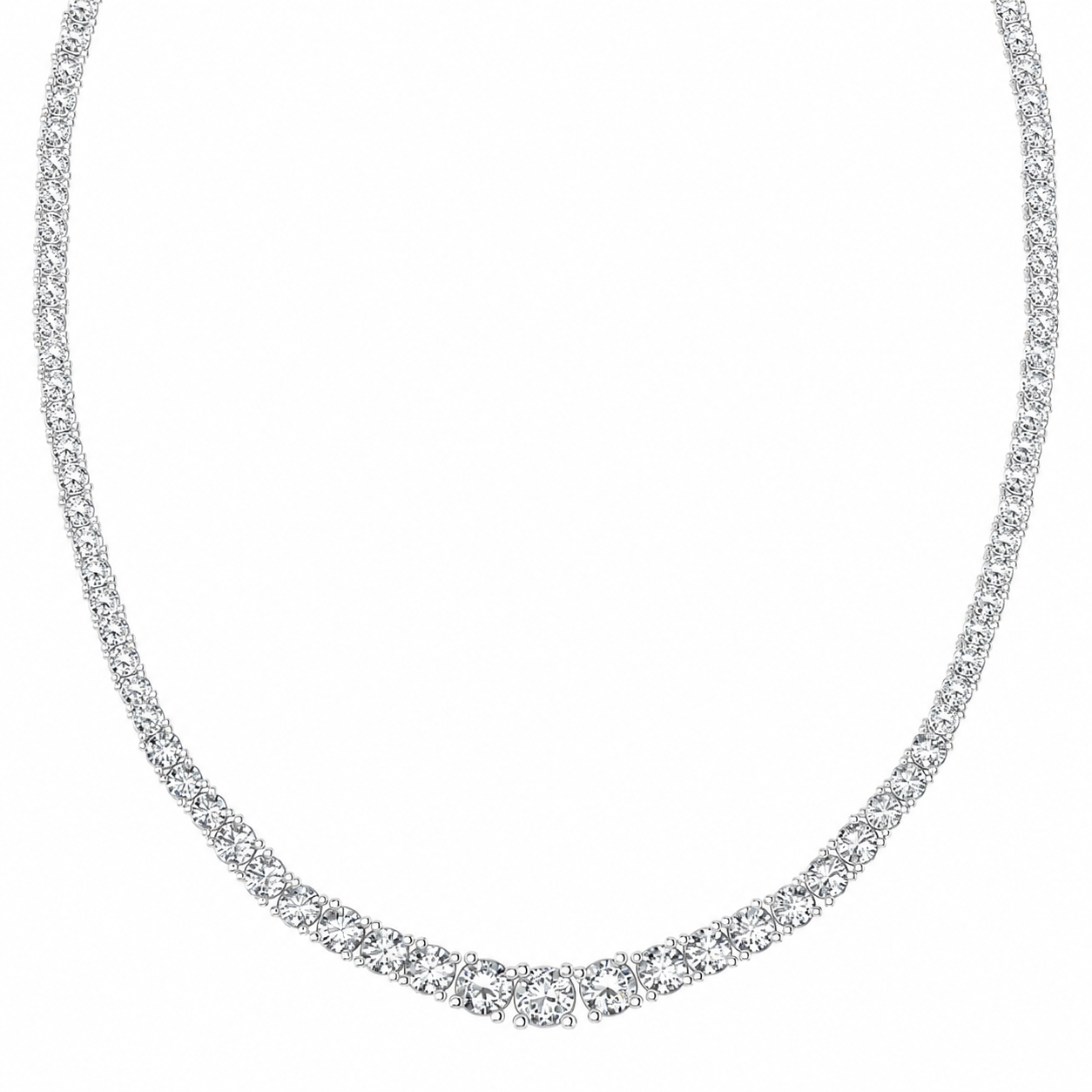 Lab Diamond Tennis Necklace
